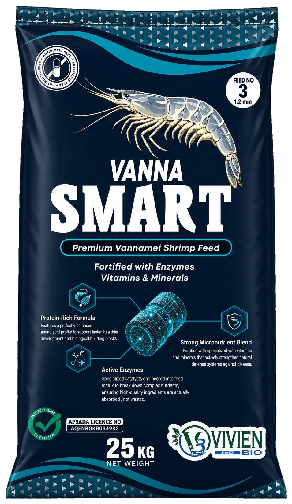 VANNA SMART premium vannamei shrimp feed